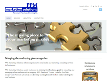 Tablet Screenshot of ppmmarketingsolutions.com